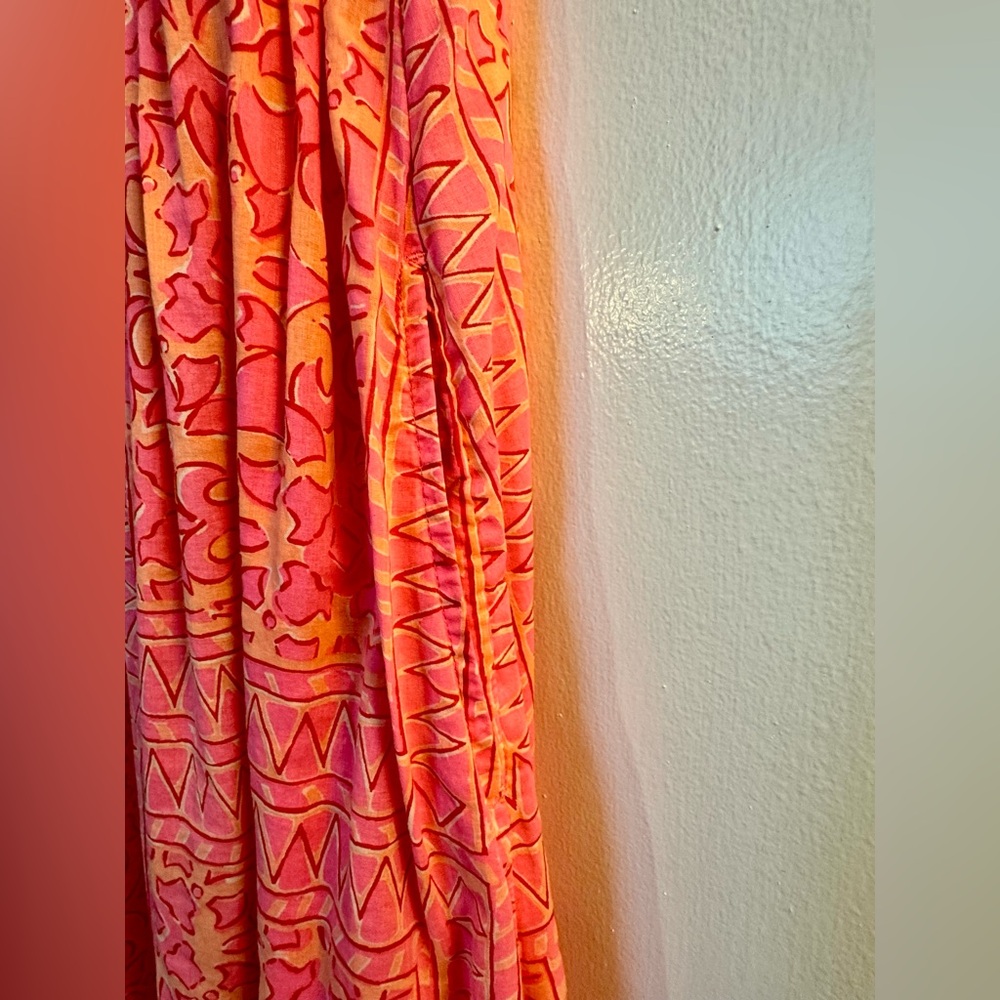 Vineyard Vines Pink Smock Ruffle 👗 Dress for sale! Has pockets on both sides :) - Picture 8 of 10